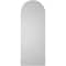 Ekena Millwork Round Top Surface Mount PVC Gable Vent: Non-Functional, w/ 3-1/2"W x 1"P Standard Frame, 12"W x 32"H GVPRT12X3201SN - alternate 3